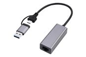Verkkokortit (verkkosovittimet, tulostuspalvelimet jne.) - Gembird Cablexpert - network adapter - USB 3.1 Gen 1 - 10/100/1000/2500Base-T x 1 - A-USB3AC-LAN2G-01