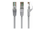 Verkkokaapelit - Gembird Cablexpert patch cable - 50 cm - grey - Harmaa - 0.5m - PP6U-CU-0.5M