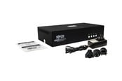 KVM-kytkimet - Tripp Lite Secure KVM Switch 4-Port Dual Head DisplayPort to DisplayPort 4K NIAP PP4.0 Audio TAA - KVM / audio switch - 4 ports - TAA Compliant - B002-DP2A4-N4