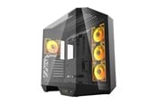 Kotelot - Darkflash Computer Case DY470 4 fans (black) - Kotelot - Miditower - Musta - DY470 Black