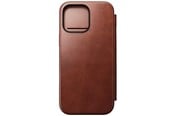Puhelin - Kannet ja kotelot - Nomad Modern Leather Folio - iPhone 16 Pro | Olde Dublin | Horween - NM01398585