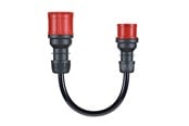 Sähköauton lataus - go-e Adapteri Gemini flex 22 kW CEE punainen 16 A:een - CH-04-03