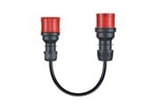 Sähköauton lataus - go-e Adapteri Gemini flex 11 kW CEE punainen 32 A:een - CH-04-32