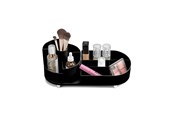 Kylpyhuoneen lisätarvikkeet - Gillian Jones - Large table organizer with swivel function - Black - Large - 12002-00