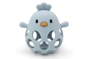 Vauva- ja taaperolelut - Magni Teether ball with duckling in LFGB silicone - Blue - 5632