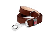 Koirat - Waudog Natural Leather Dog Leash Brown 14mm Wide 122cm Long - 08136