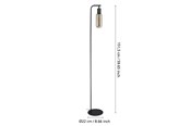 Valaisimet - EGLO MAIONE floor lamp Black - 901008