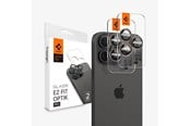 Puhelin - Muut lisävarusteet - Spigen Glass tR EZ Fit Optik Pro 2 Pack - desert titanium - iPhone 17/16 Pro / 17/16 Pro Max - AGL08862
