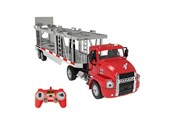 Kauko-ohjattavat - Double Eagle Remote-controlled truck 1:26 (red) (Car Transporter) E583-003 - E583-003