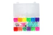 Askartelu- ja taidetarvikkeet - Paulinda - Cool Loom in Storage Box 2000pcs. - CLM-0013