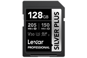 Muistikortti - Lexar Professional SILVER PLUS SDXC - 205MB/s - 128GB - LSDSIPL128G-BNNNG