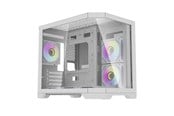 Kotelot - Darkflash FT418 computer case + 6 aRGB fans (white) - Kotelot - Minitower - Valkoinen - FT418 White