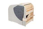 Lastenhuone - Small Foot Wooden Toy Box Elephant on Wheels with Seat - 12423