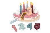 Roolileikit - Small Foot - Wooden Cuttable Birthday Cake 18pcs. - 12453