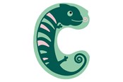 Luovat leikit - Small Foot - Wooden Animal Children's Letter - C - 12510