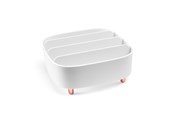 Kylpyhuoneen lisätarvikkeet - Gillian Jones - Table organizer with 4 compartments - White - 12005-90