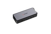 Telakointiasemat - Verbatim Pro - docking station - USB-C - 2 x HDMI DP - 1GbE - SSD 256 GB - 32174