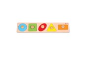 Vauva- ja taaperolelut - Classic World Wooden Stud Puzzle Shapes 5 pcs. - 3644