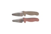 Vauvatarvikkeet - Filibabba Beginner's cutting knives - 2-pack - Warm Grey + R - FI-03338