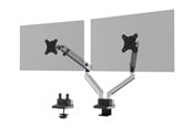 Näytön kiinnitys - DURABLE Monitorivarsi SELECT PLUS, jossa joustava varsi 2:delle näytölle, pöytäkiinnitys - 509723