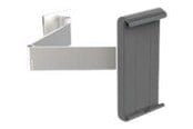 Näytön kiinnitys - DURABLE TABLETTITELINE seinäkiinnikkeellä ja varrella - 893423