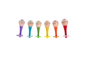 Puulelut - Classic World Wooden Rainbow Maracas - 40527
