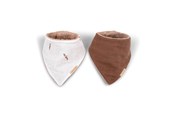 Vauvatarvikkeet - Filibabba Bandana bib 2-pack - Carrot Thief - FI-02819