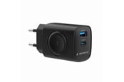 Puhelin - Adapterit & Laturit - Gembird 2-in-1 20W Apple Watch + phone fast charger - Black - TA-UC-PDQCW20-01-BK