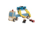 Vauva- ja taaperolelut - Classic World Wooden Transporter with 3 Cars - 50616