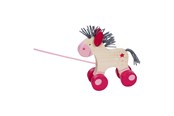 Vauva- ja taaperolelut - Goki Wooden Pull Animal Horse Lillie - 54867