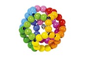 Vauva- ja taaperolelut - Goki Wooden Gripping Ring Ball Rainbow - 65326