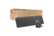 Näppäimistöt - Logitech Signature Slim Combo MK950 for Business - Näppäimistö ja Hiirisetti - Englanti (US) - Harmaa - 920-012508