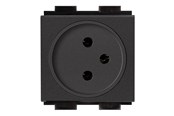 Muut kaapelit - Crestron Electronics Crestron FT2A-PWR-IS Series FT2A-PWR-IS-1-BASIC - power socket mechanism - Israel - 1 power socket - black - FT2A-PWR-IS-1-BASIC
