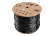 Verkkokaapelit - Lanberg bulk cable - 305 m - RAL 9004 black - Musta - 305m - LCU6-30CU-0305-BK