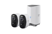 Verkkokamerat - Baseus N1 2K Outdoor Camera Set of 2 (White) - S0TW002131