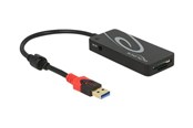 USB hub - DeLOCK Hub - 3 Ports USB hub - 3 porttia - Musta - 62899