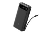 Powerbank - Anker Power Bank (20K 87W Built-In USB-C Cable) - Black Powerbank - musta - 20000 mAh - A1383011