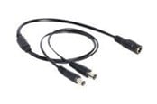 Sisäiset virtakaapelit - DeLOCK Power Splitter DC Jack 5.5 x 2.1 mm to DC Jack 5.5 x 2.1 mm - 50 cm - 83286