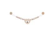 Vauva- ja taaperolelut - Goki Wooden Stroller Chain Heart with Clips - 65218