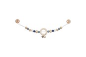 Vauva- ja taaperolelut - Goki Wooden Stroller Chain Star Blue with Clips - 65250
