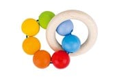 Vauva- ja taaperolelut - Goki Wooden Gripping Ring Rainbow - 65333