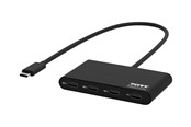 USB hub - PORT Designs USB-C HUB 3 USB-C PORTS & 1 USB-C POWER DELIVERY USB hub - 4 porttia - USB 3.1 - Musta - 900147