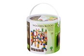 Vauva- ja taaperolelut - Joueco Wooden Blocks 100pcs. - 80019