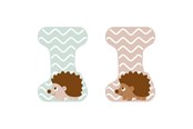 Luovat leikit - Small Foot - Wooden Animal Children's Letter - I - 12516