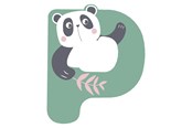 Luovat leikit - Small Foot - Wooden Animal Children's Letter - P - 12523