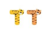 Luovat leikit - Small Foot - Wooden Animal Children's Letter - T - 12527