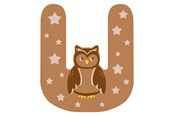 Luovat leikit - Small Foot - Wooden Animal Children's Letter - U - 12528