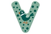 Luovat leikit - Small Foot - Wooden Animal Children's Letter - V - 12529
