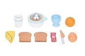Puulelut - Small Wood Breakfast Play Set with Juicer - L40295