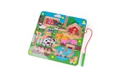 Vauva- ja taaperolelut - Bigjigs Magnetic Maze Game - Farm - 34010